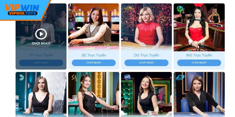 Tổng quan về sảnh Casino Vipwin hấp dẫn nhất